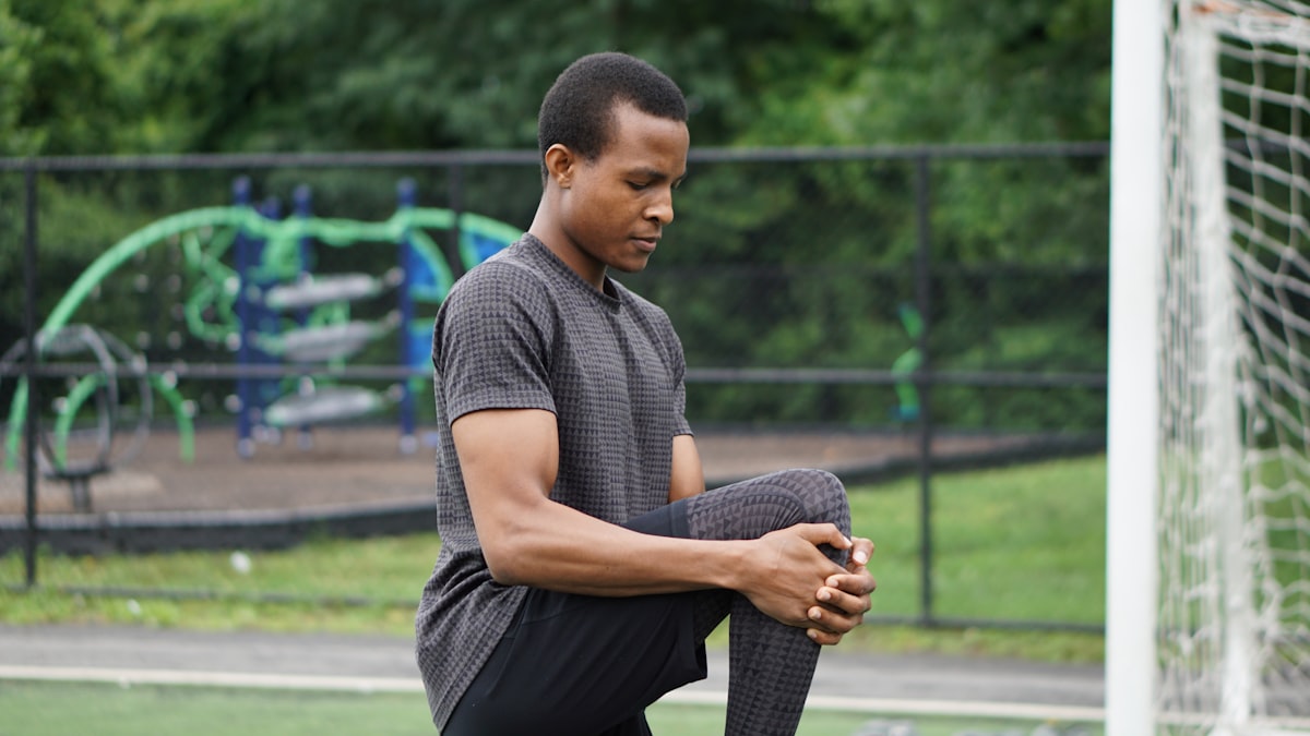 Shoulder opener with eagle pose