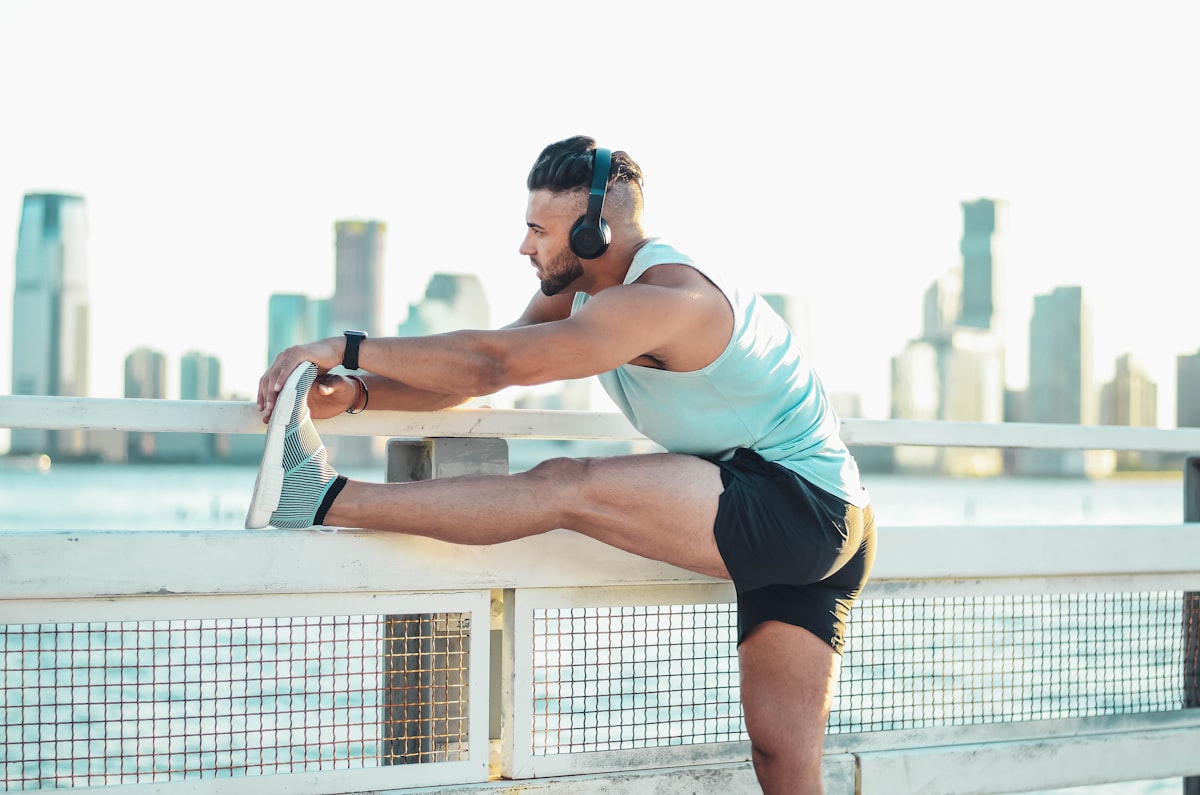 Deep lunge stretch progression